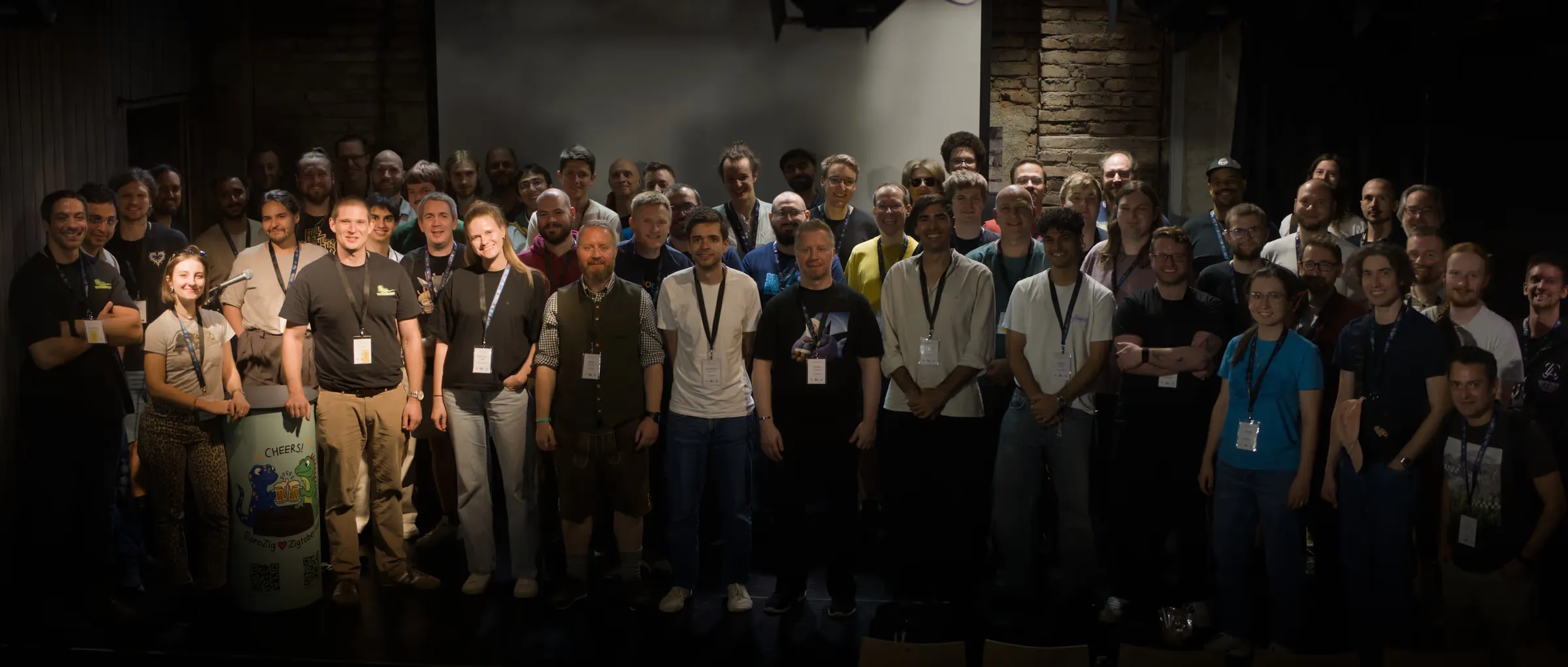Group picture of the Zigtoberfest 2026 attendees on stage